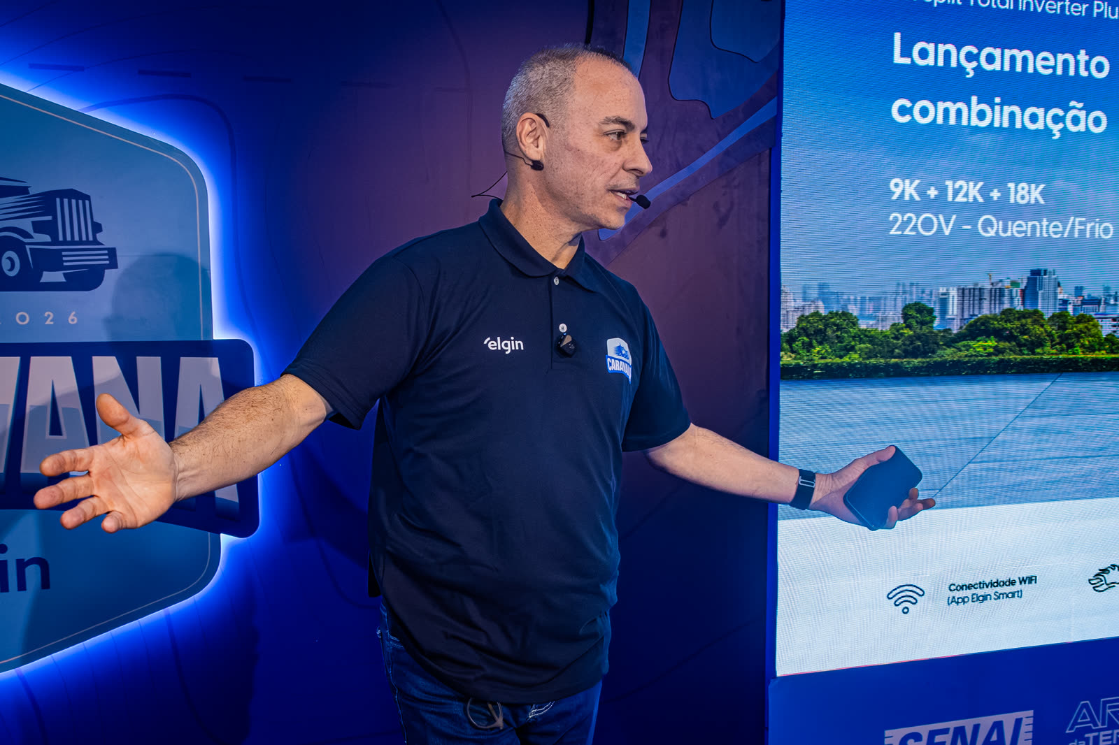 Fabrício em treinamento presencial